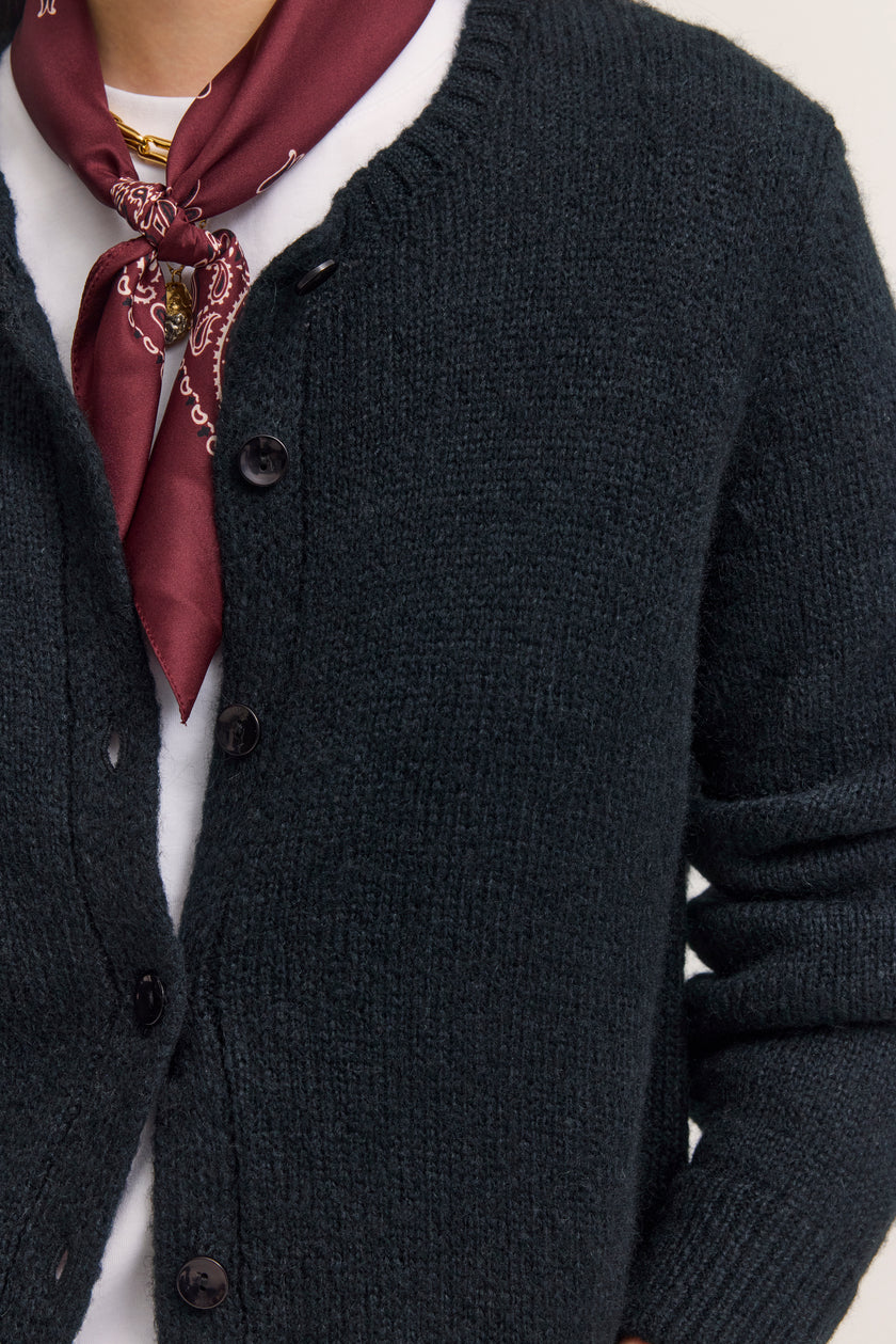 Strickjacke - Wollmix