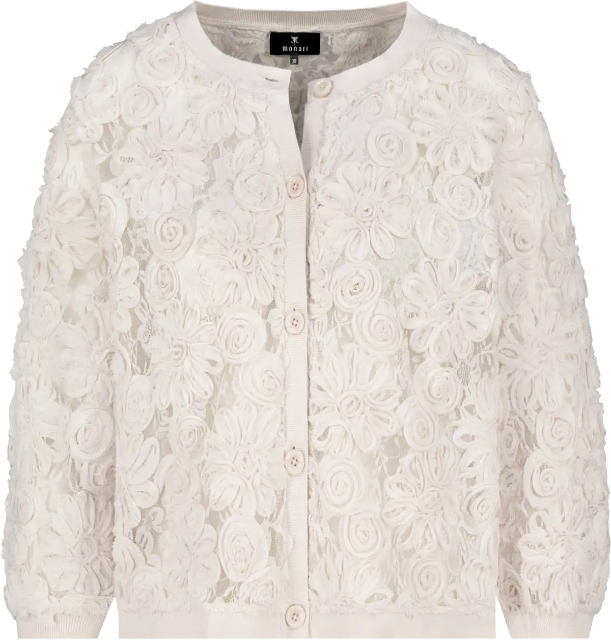 Strickjacke - Spitze