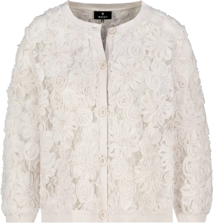 Strickjacke - Spitze