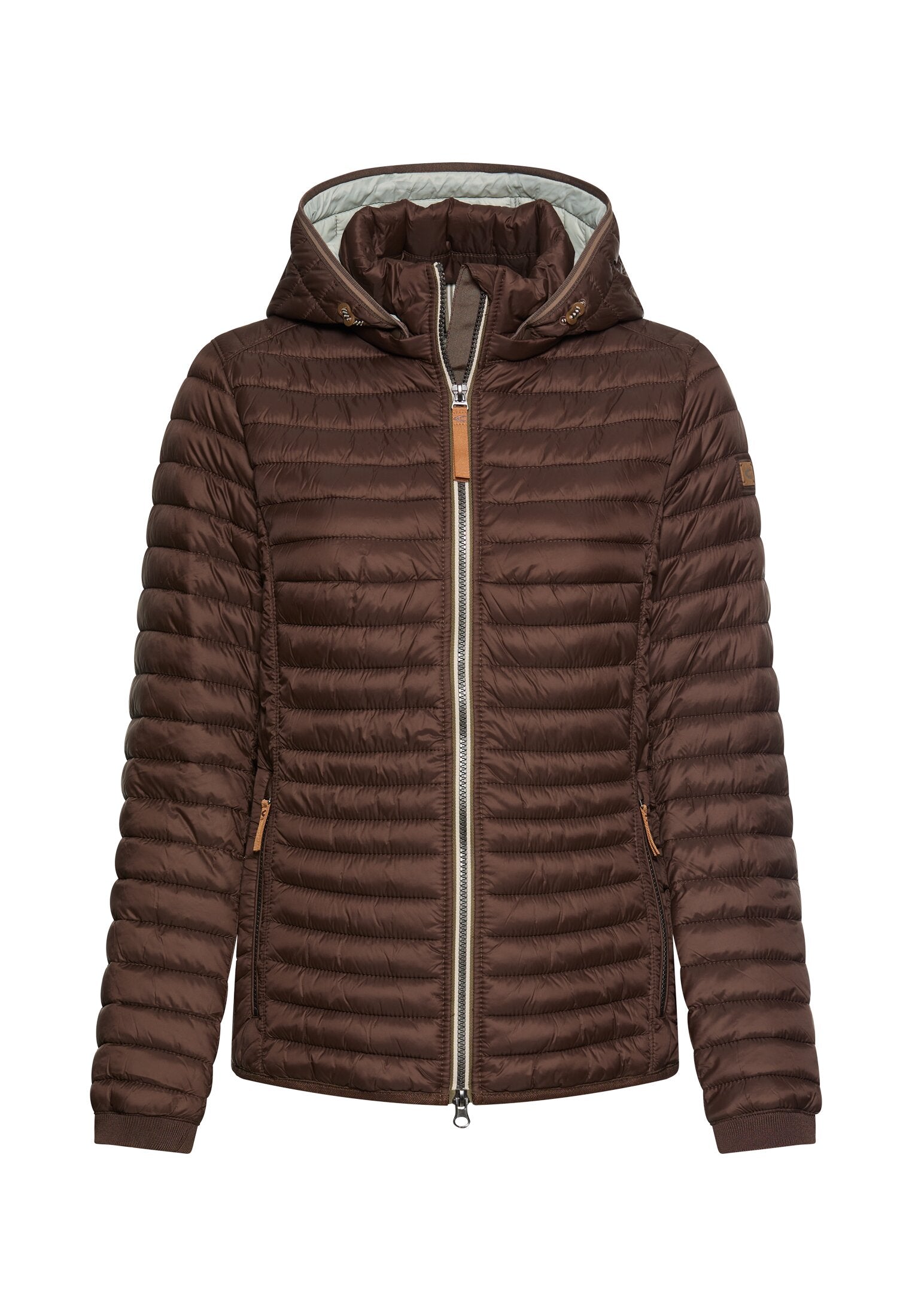 Steppjacke - Strick-Einsatz