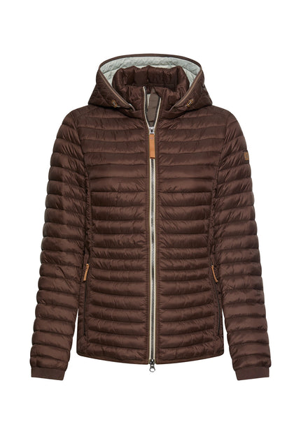 Steppjacke - Strick-Einsatz