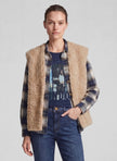 Weste - Fake Fur -Checks Please
