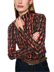 Shirt - Hahnentrittmuster