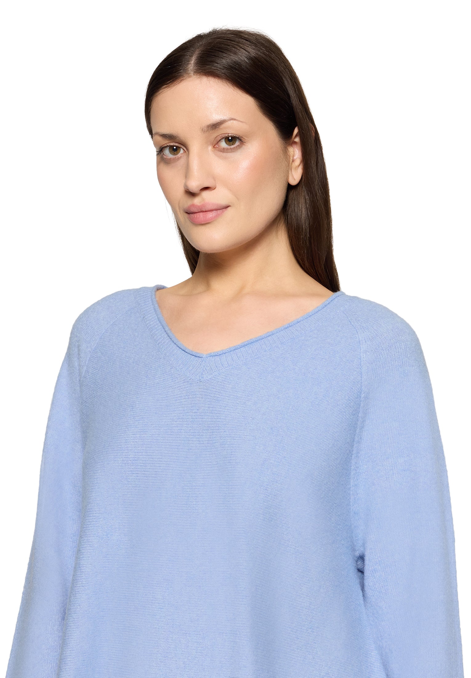 Strickpullover - Fransen