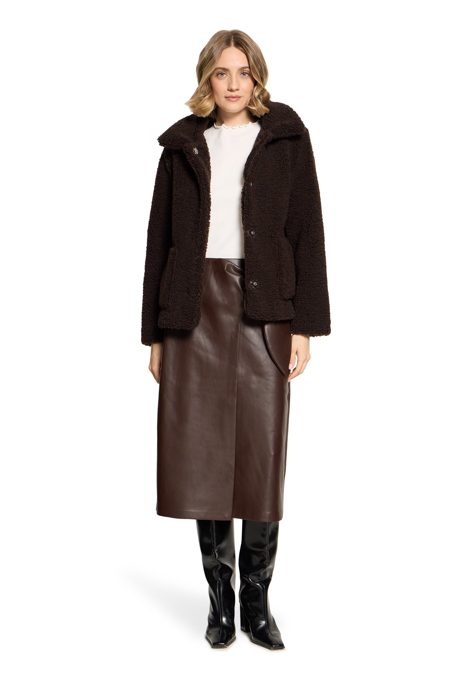 Plüschjacke