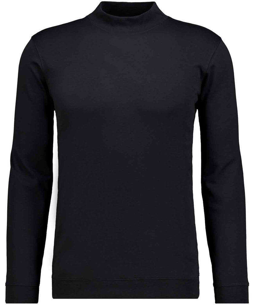 Langarmshirt - Stehkragen