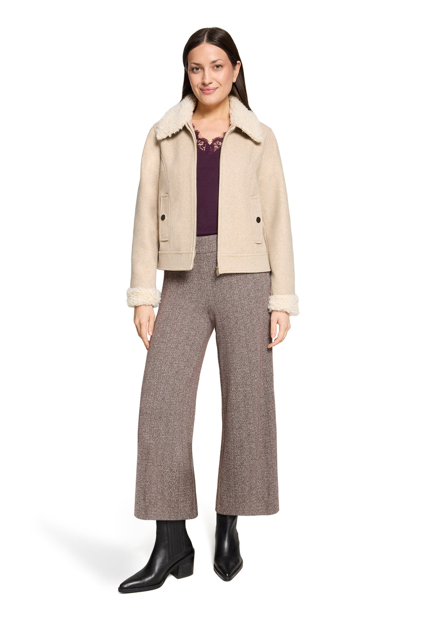 Jacke - Fake Fur Besatz