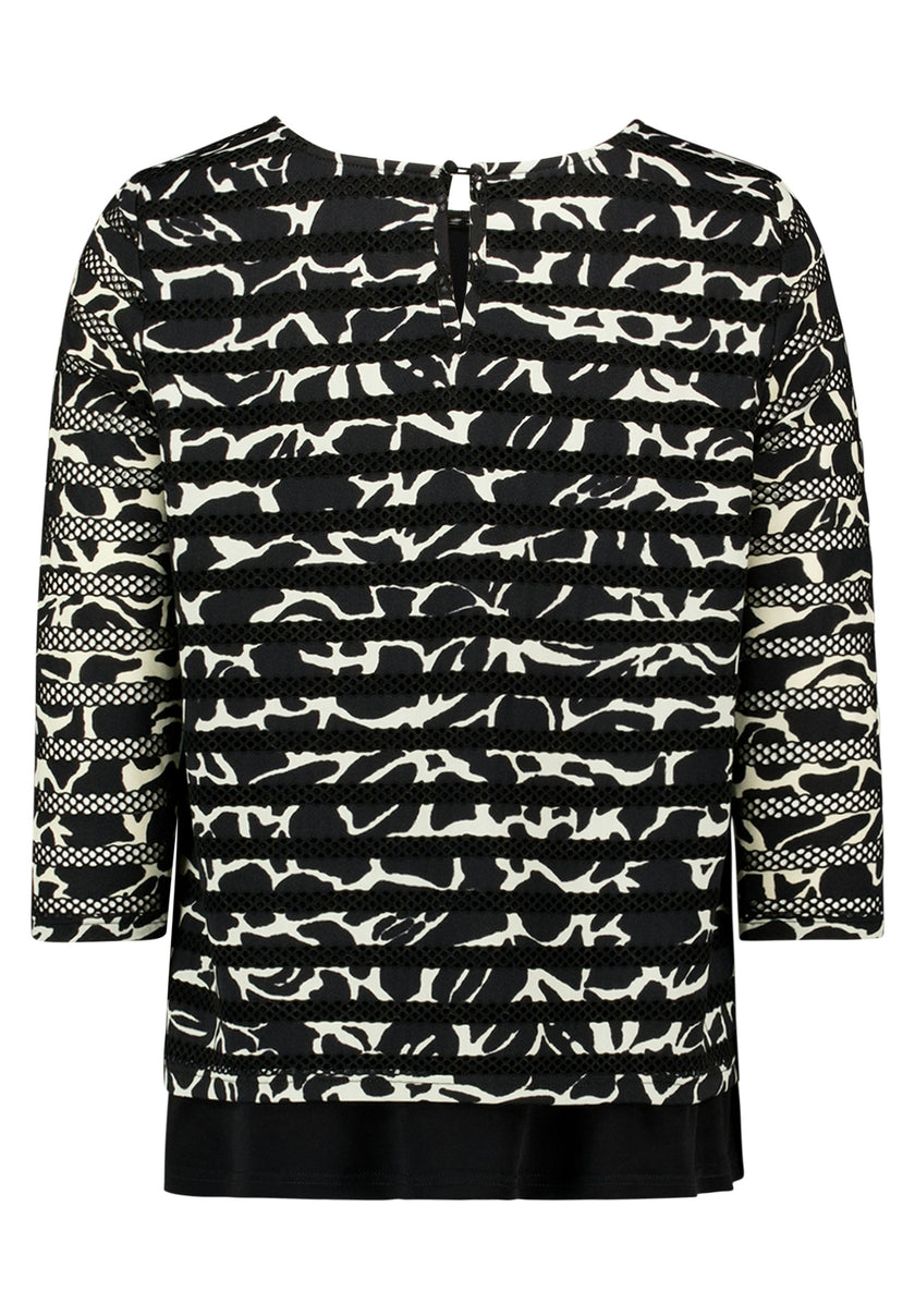 Blusenshirt - 3/4 Arm