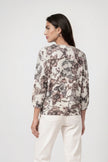 Strickpullover - Blumenmuster
