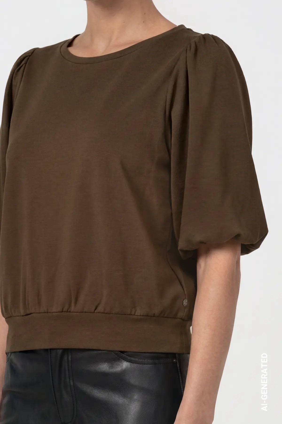 Sweatshirt - Puffärmel