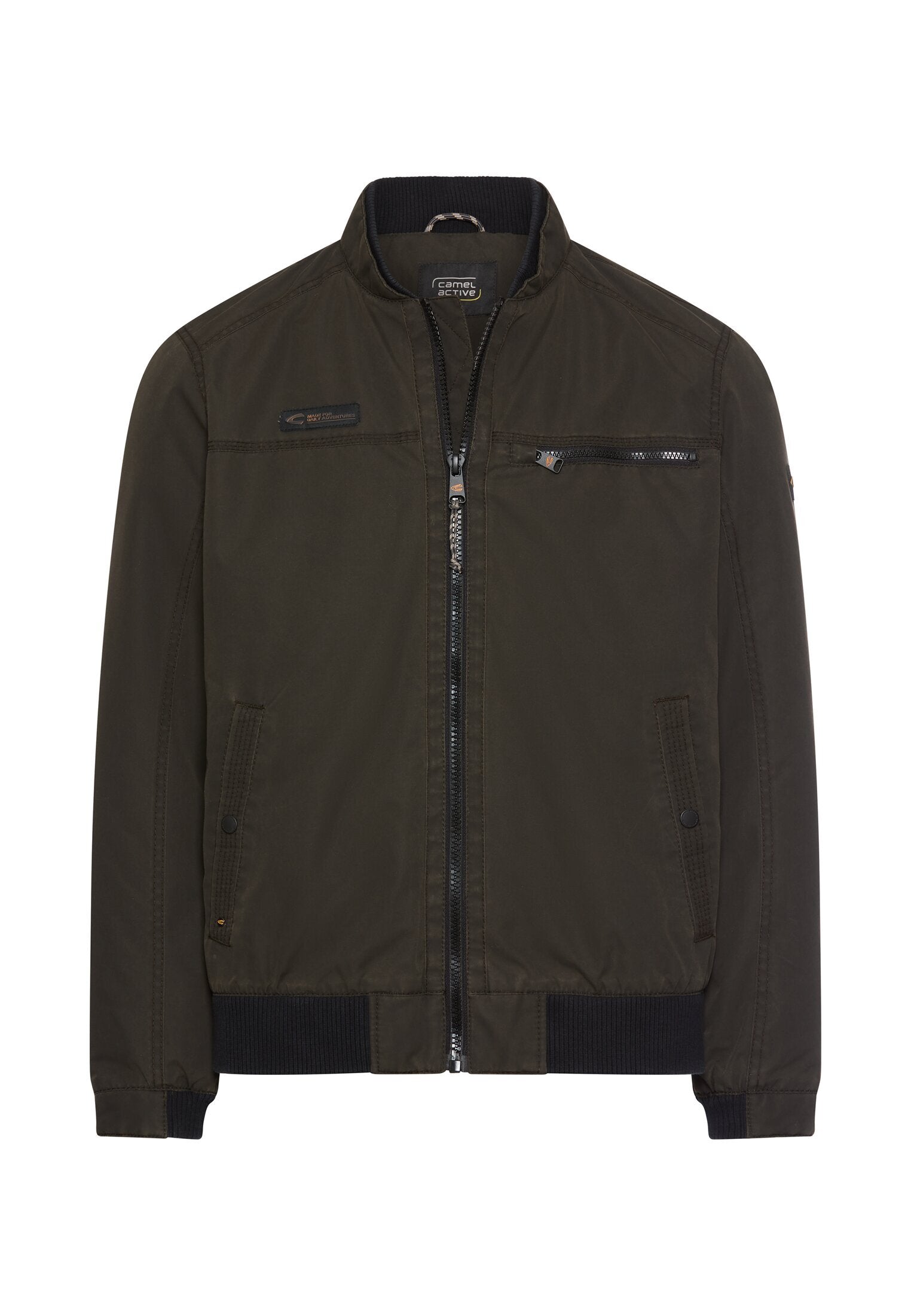 Leichte Bomberjacke - Strickbund