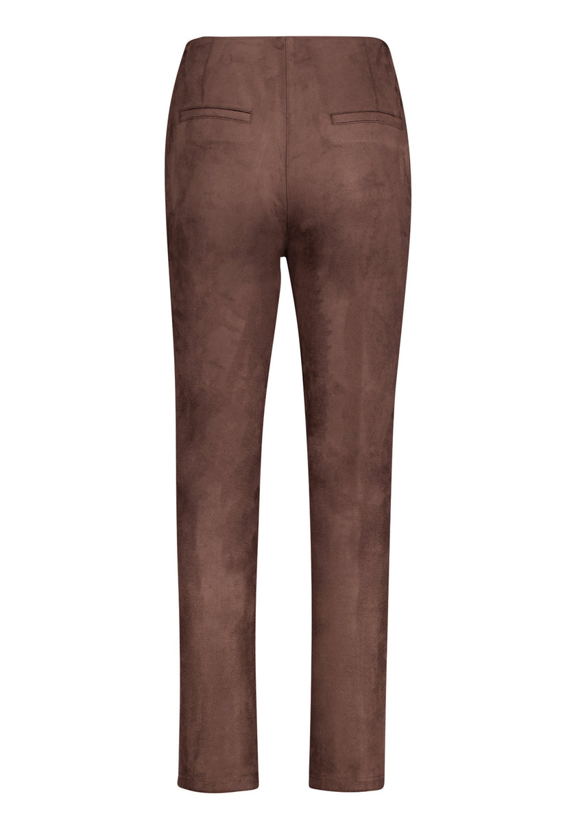 Hose - Veloursleder Imitat