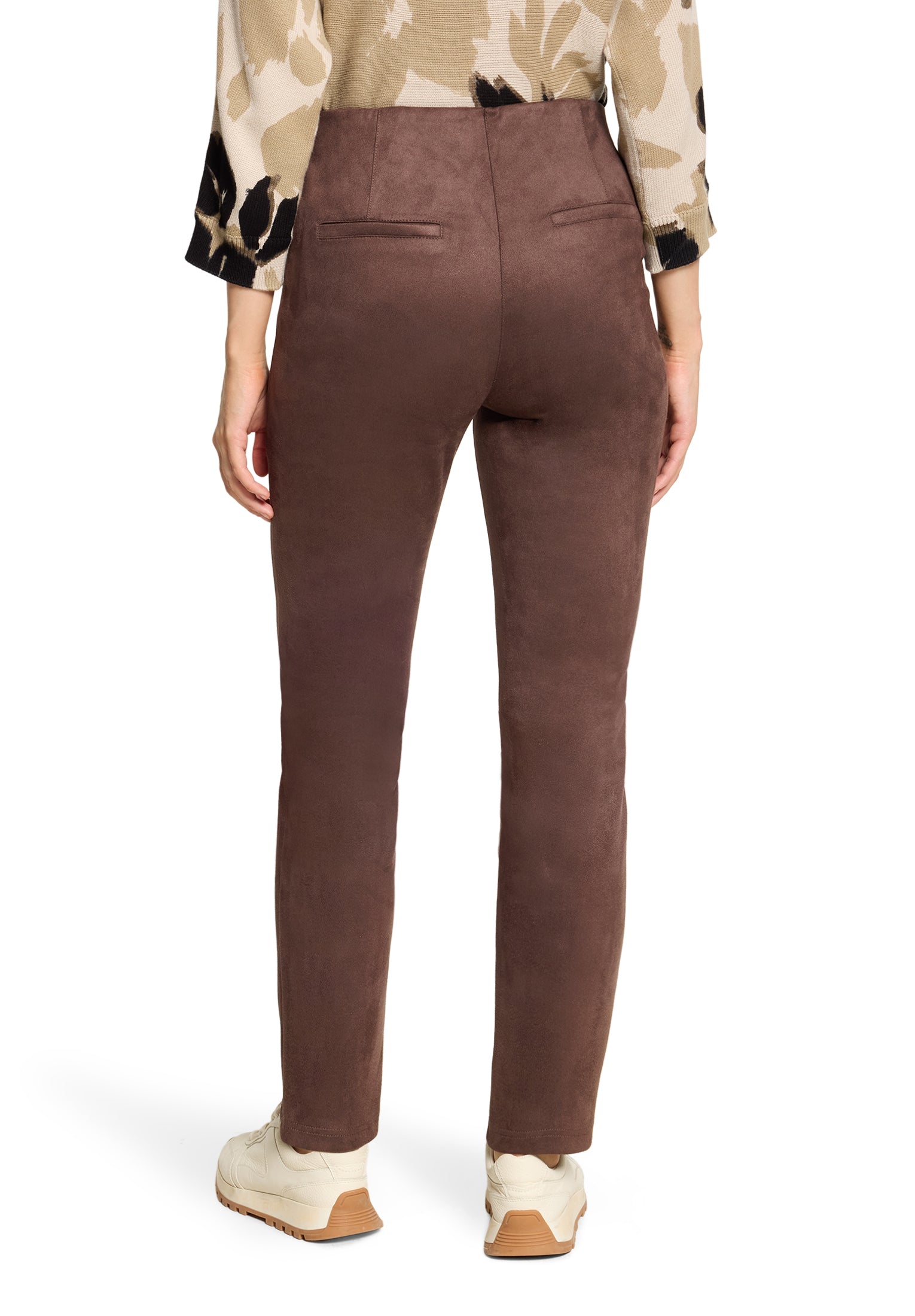 Hose - Veloursleder Imitat