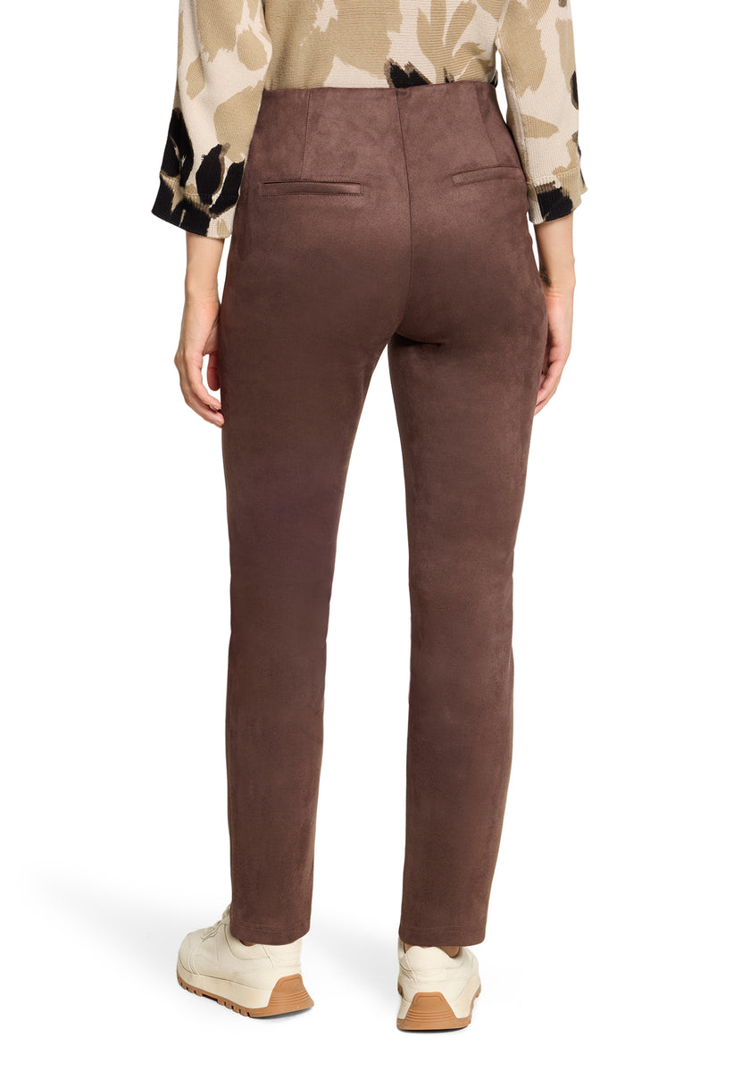 Hose - Veloursleder Imitat