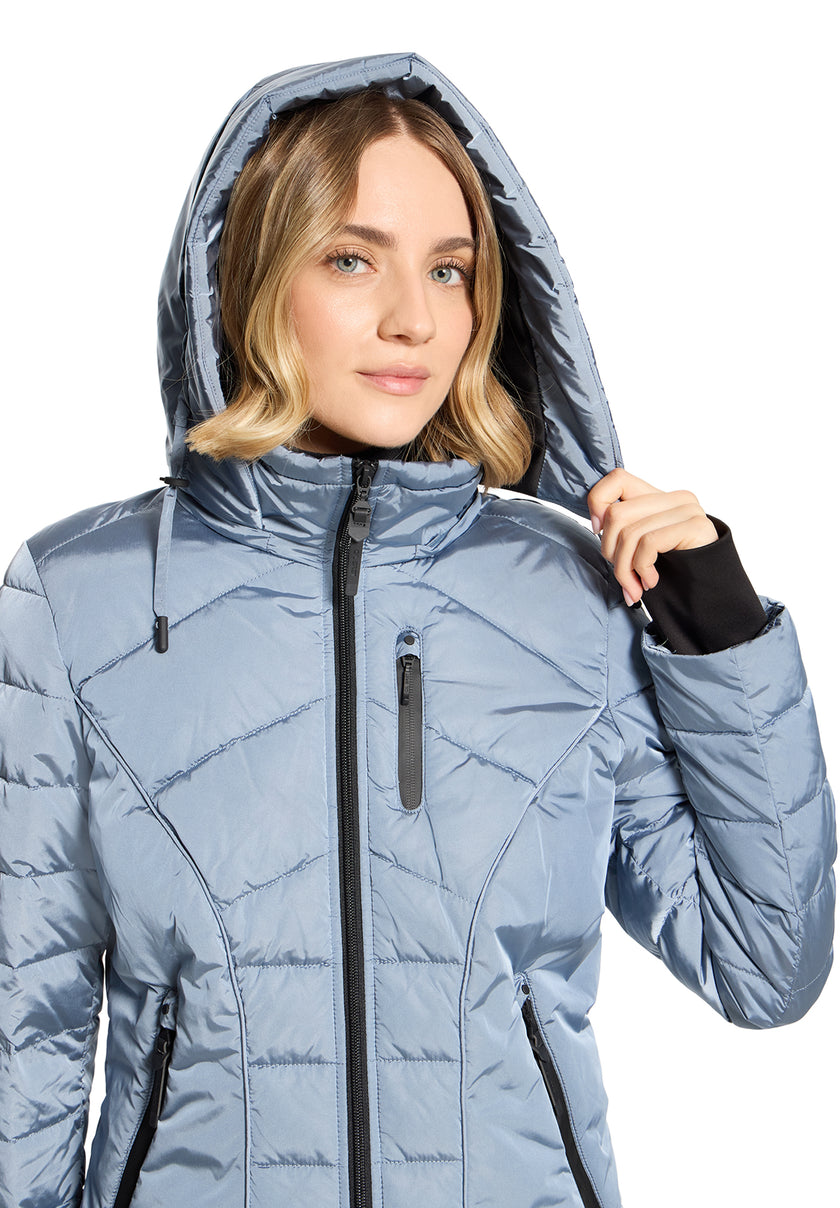 Steppjacke - Kapuze