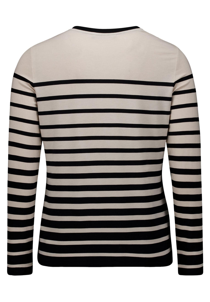 Langarmshirt - Streifen