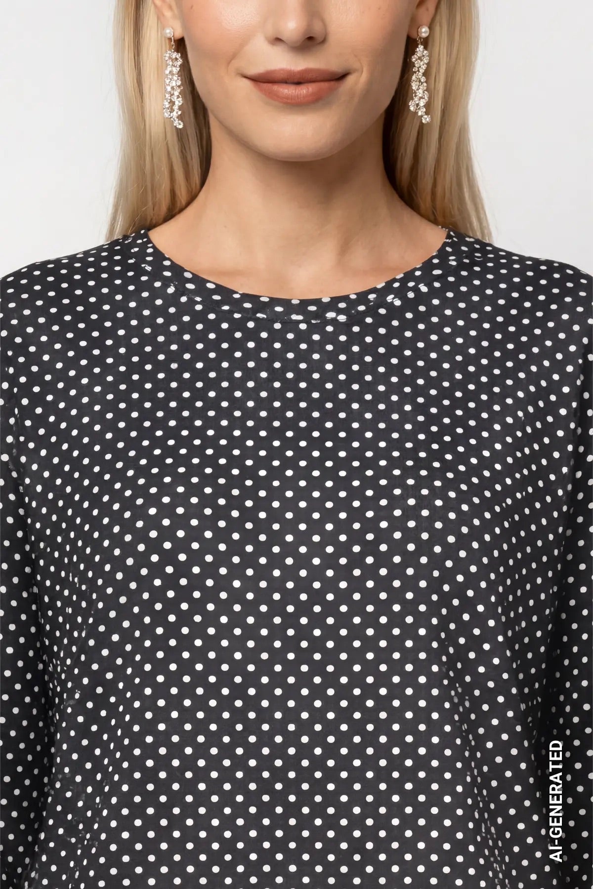 Langarmshirt - Dots