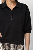 Langarmshirt - Polokragen