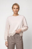 T-Shirt - Spitzenbesatz