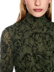 Shirt - Samt-Beflockung