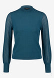 Strickpullover - transparente Ärmel