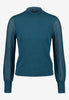 Strickpullover - transparente Ärmel