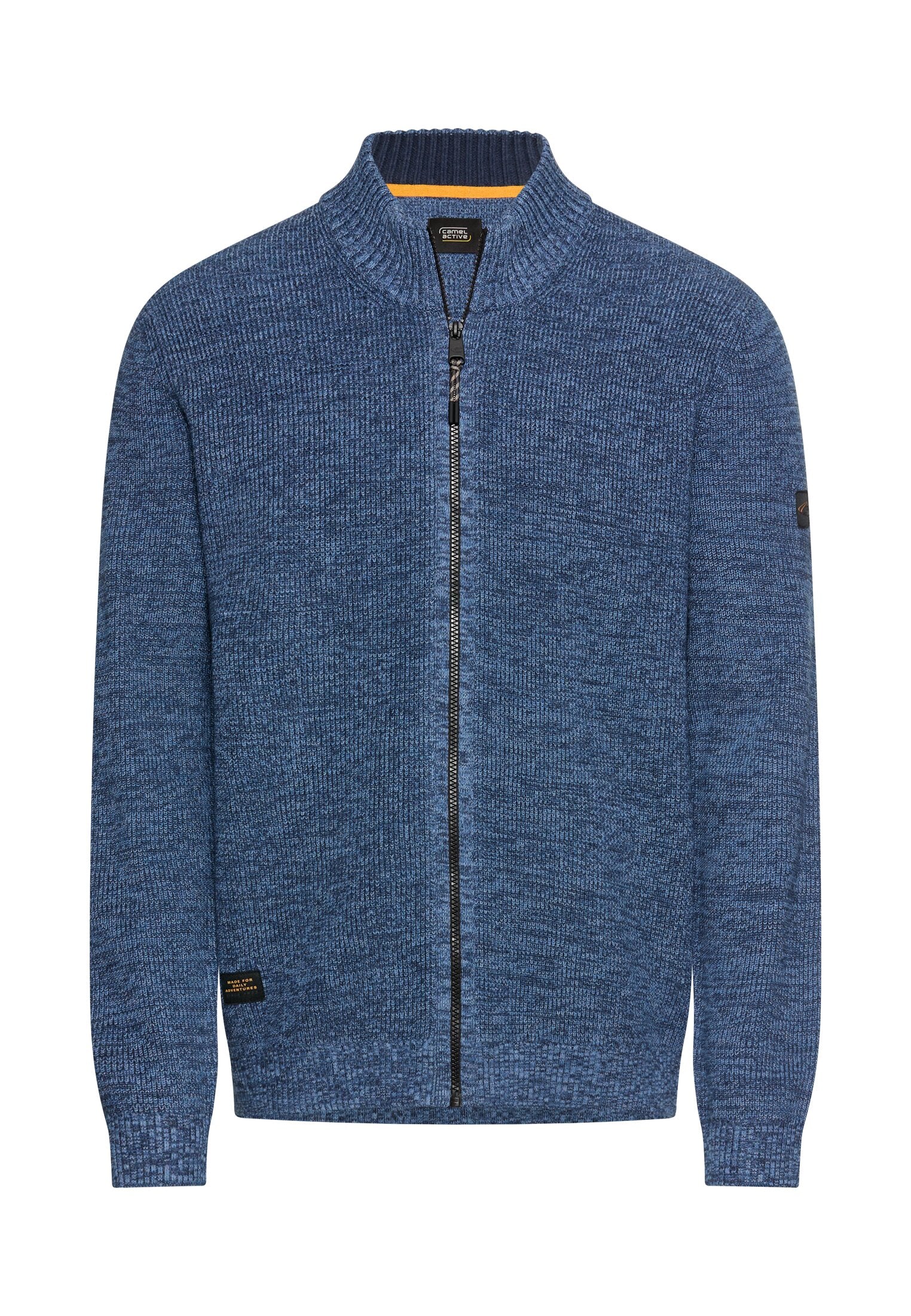 Kernige Strickjacke aus Baumwollgemisch