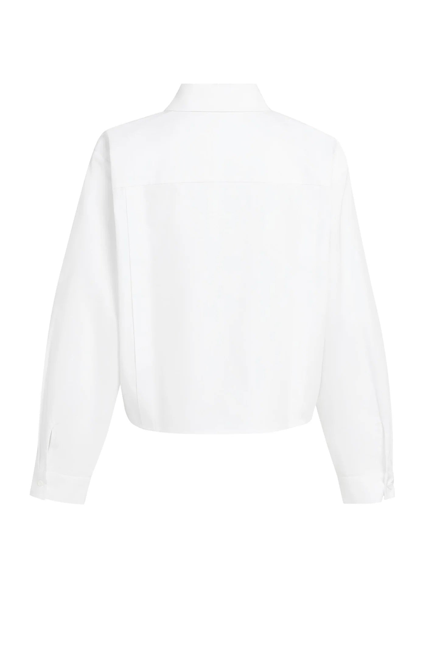 Popelinebluse - Knopfdetails