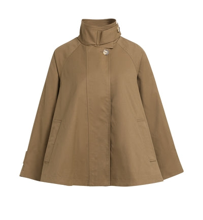 kurzer Trenchcoat - A-Linie