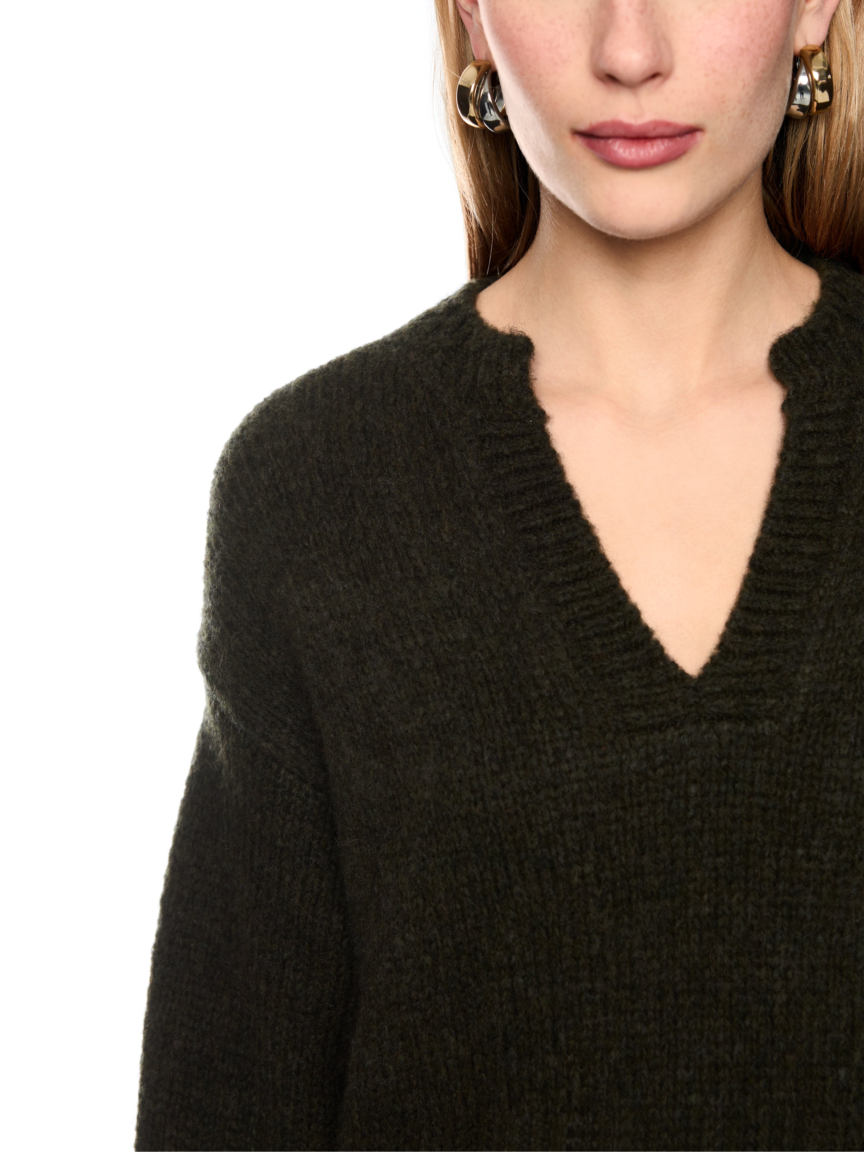 Grobstrickpullover - Wollmix