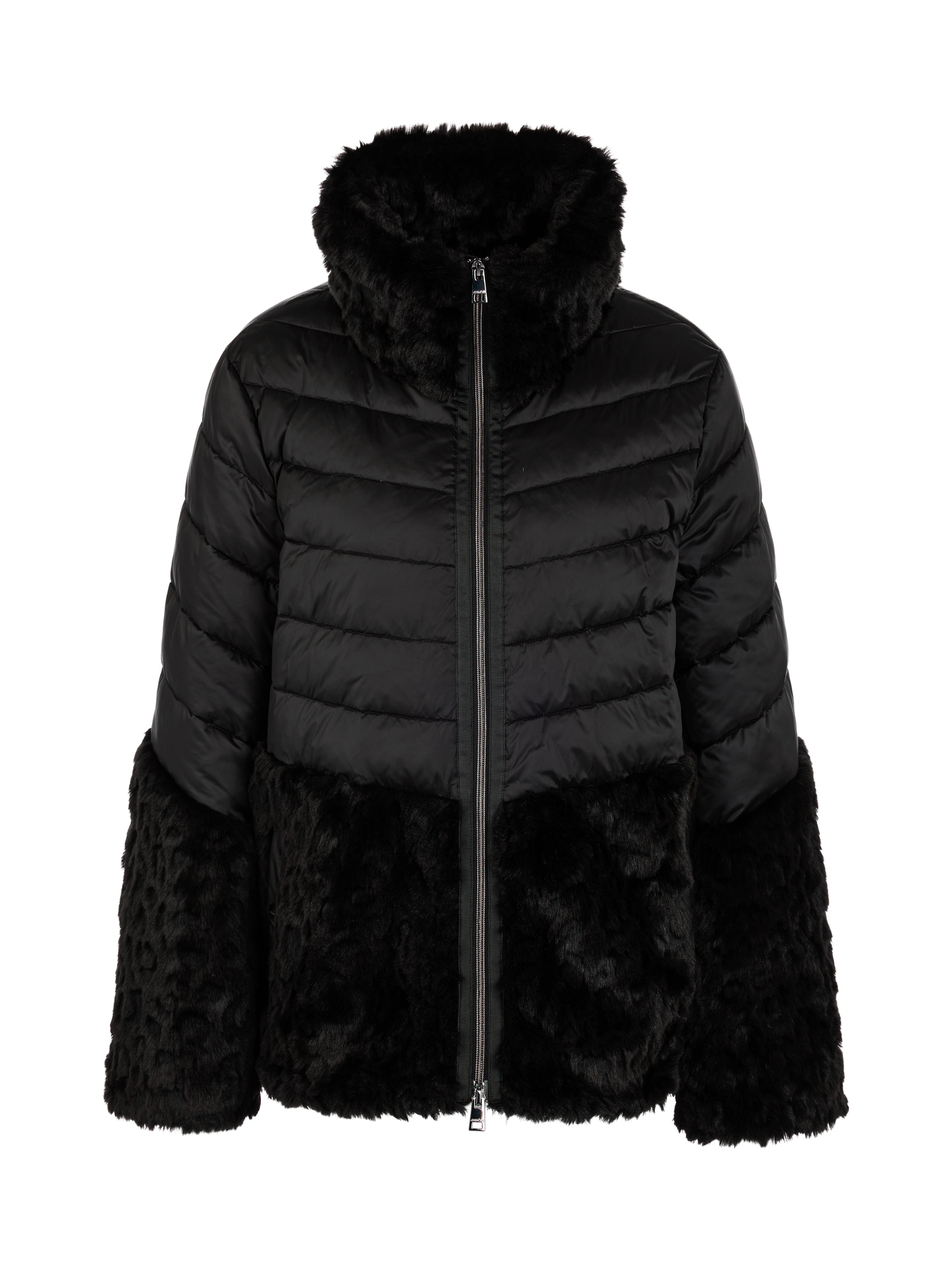 Steppjacke - Fake Fur