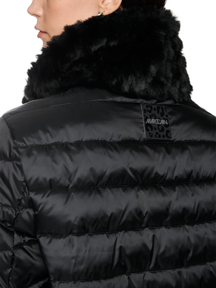 Steppjacke - Fake Fur