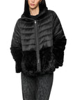 Steppjacke - Fake Fur