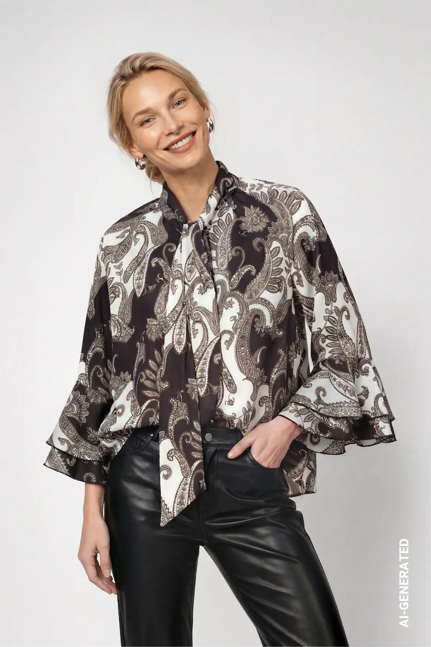 Bluse - Paisleymuster