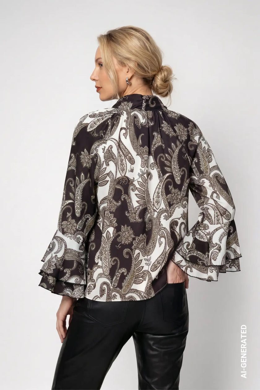 Bluse - Paisleymuster