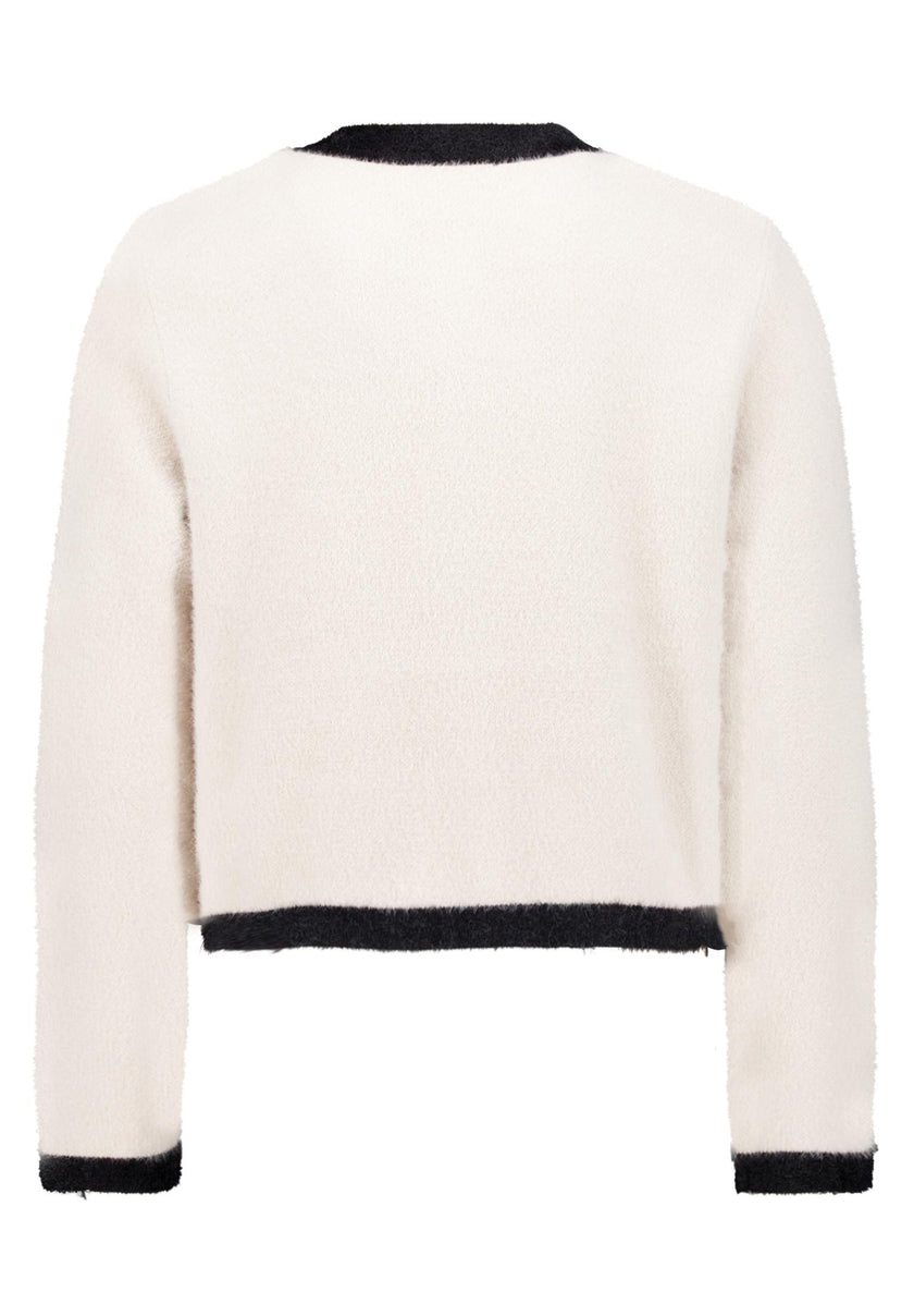 Grobstrickjacke
