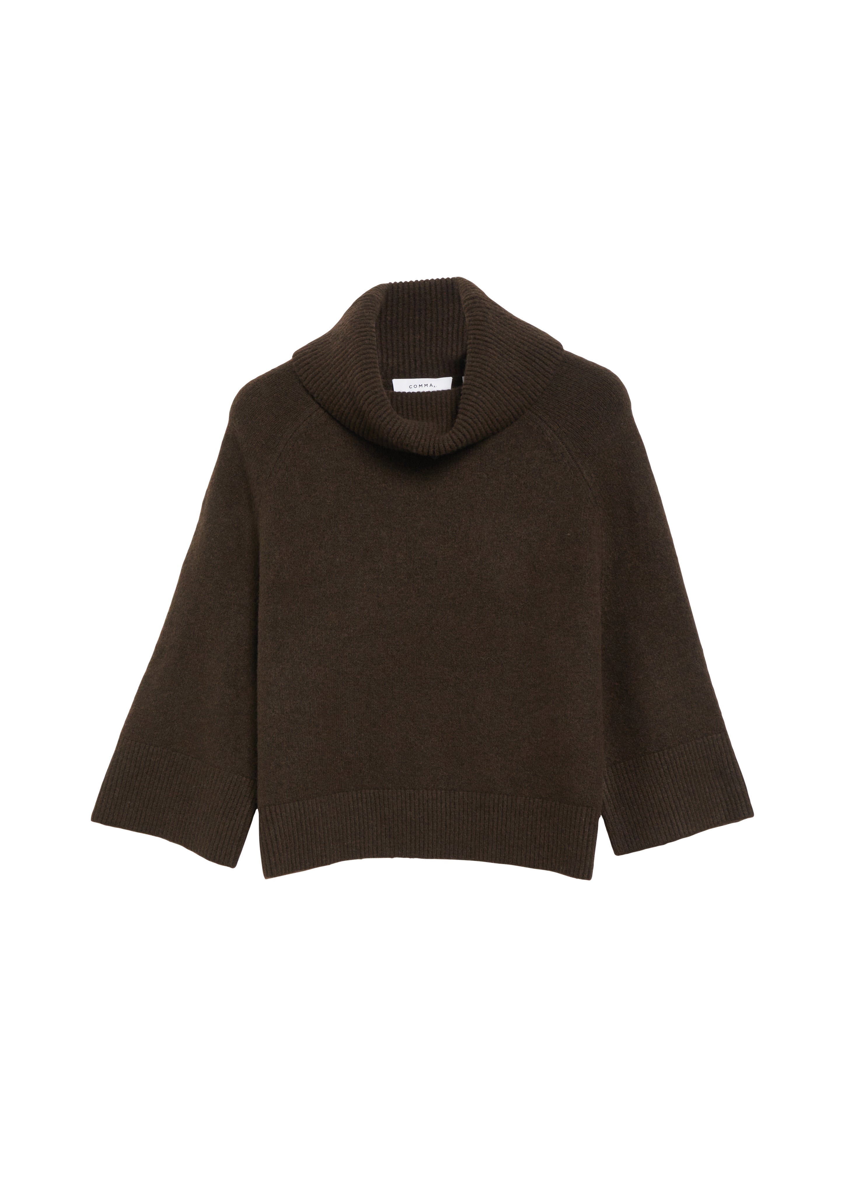 Pullover-Poncho - Wollmix