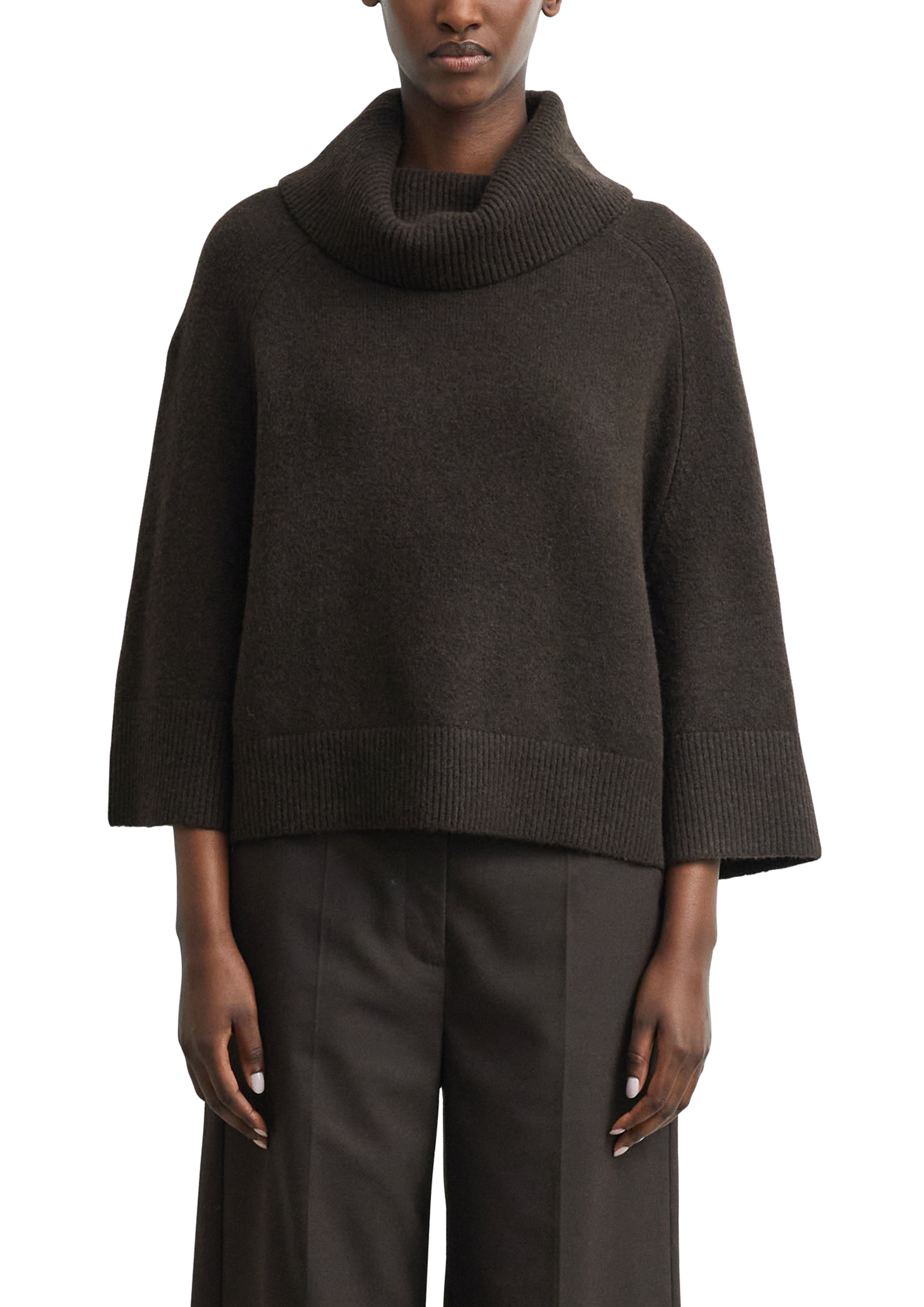 Pullover-Poncho - Wollmix