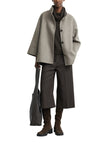 Pullover-Poncho - Wollmix