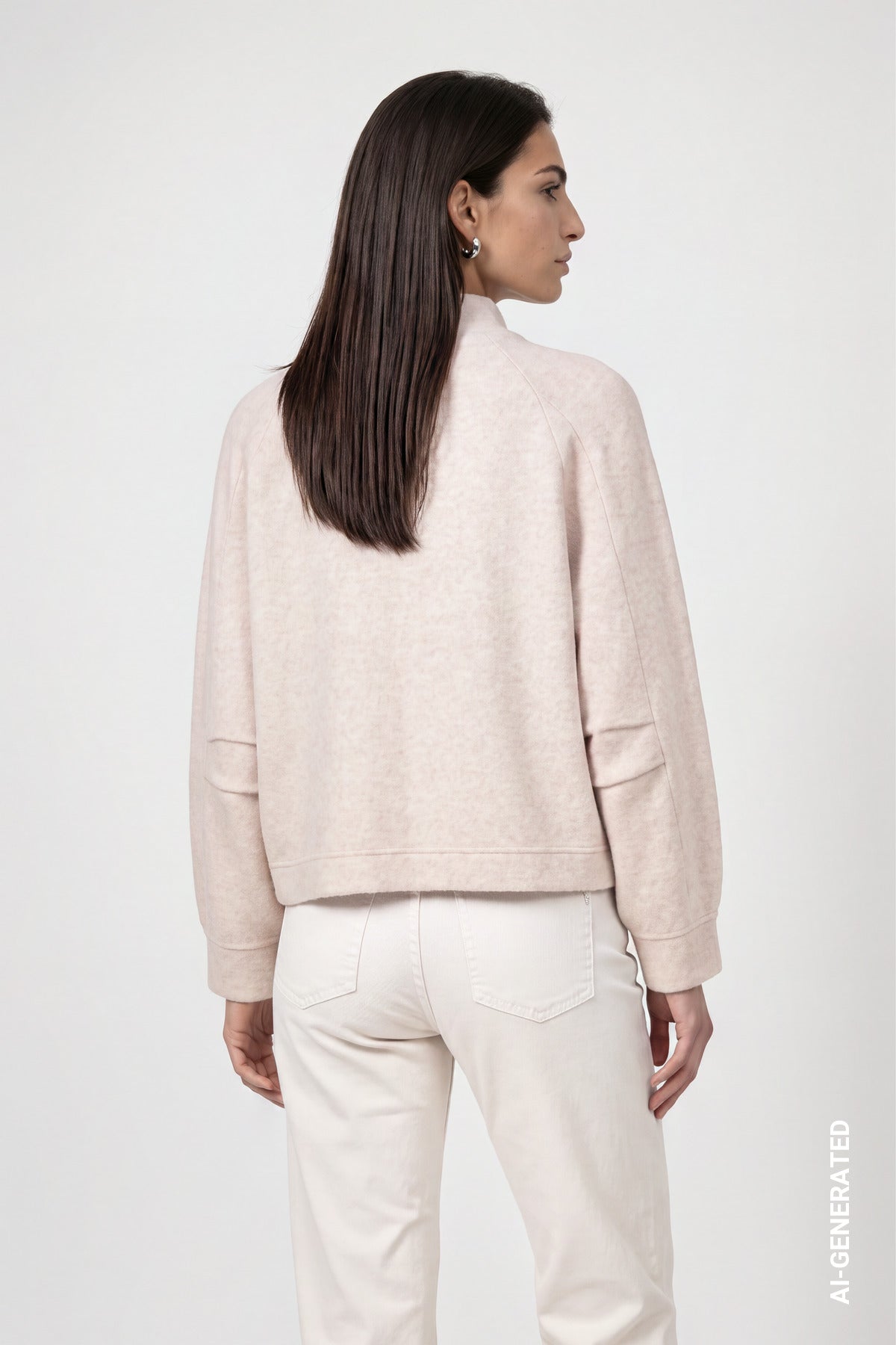 Strickjacke -Pattentaschen