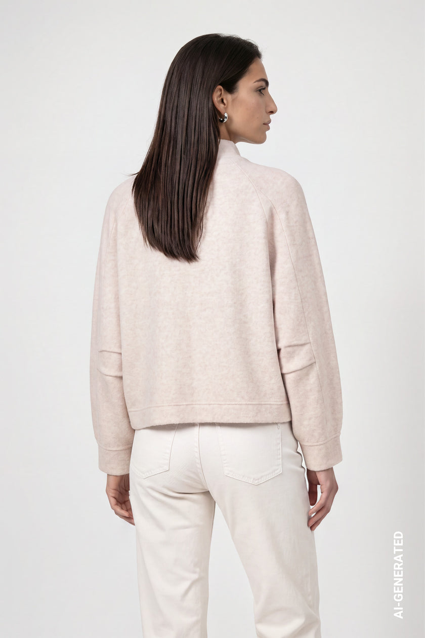 Strickjacke -Pattentaschen
