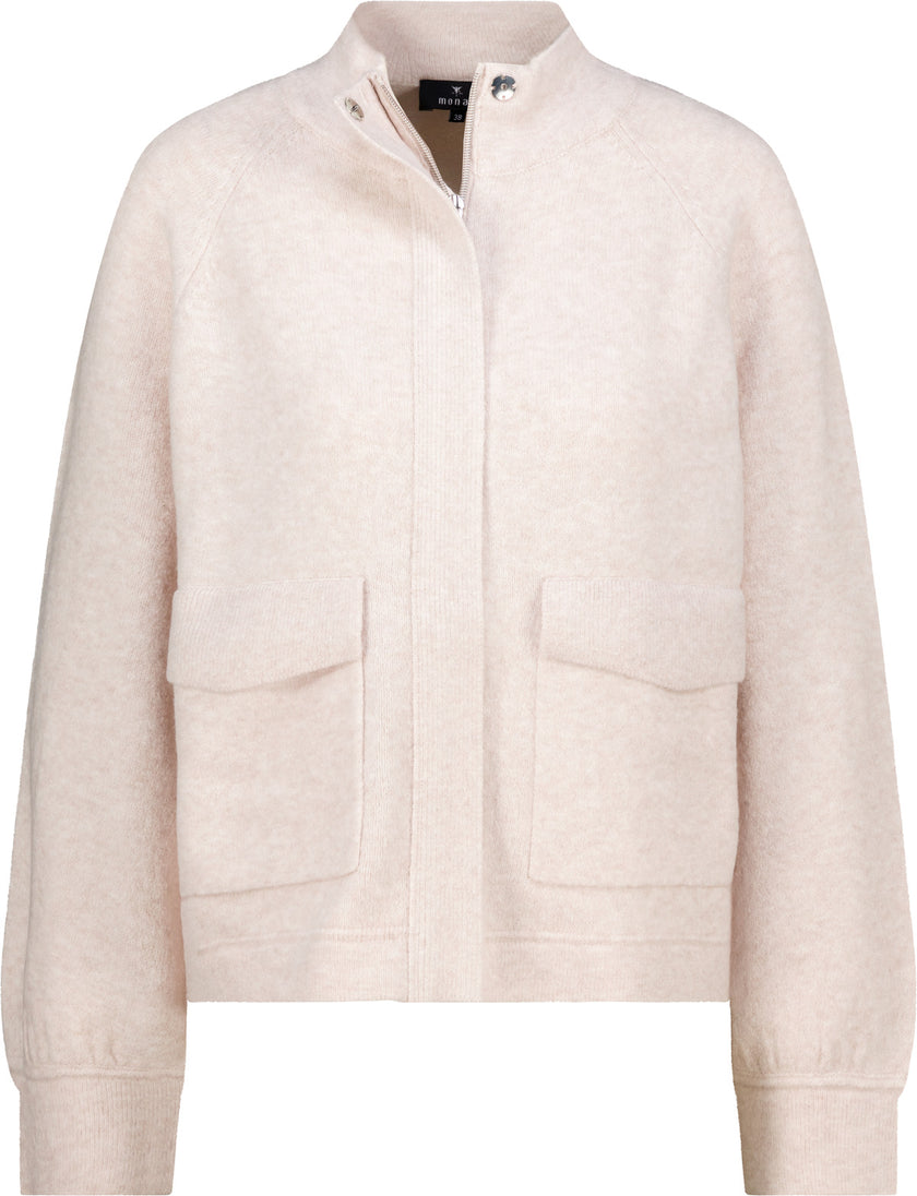 Strickjacke -Pattentaschen