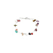 Armband - HERE - versilbert/mehrfarbig