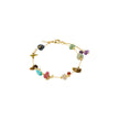 Armband - HERE - vergoldet/mehrfarbig H