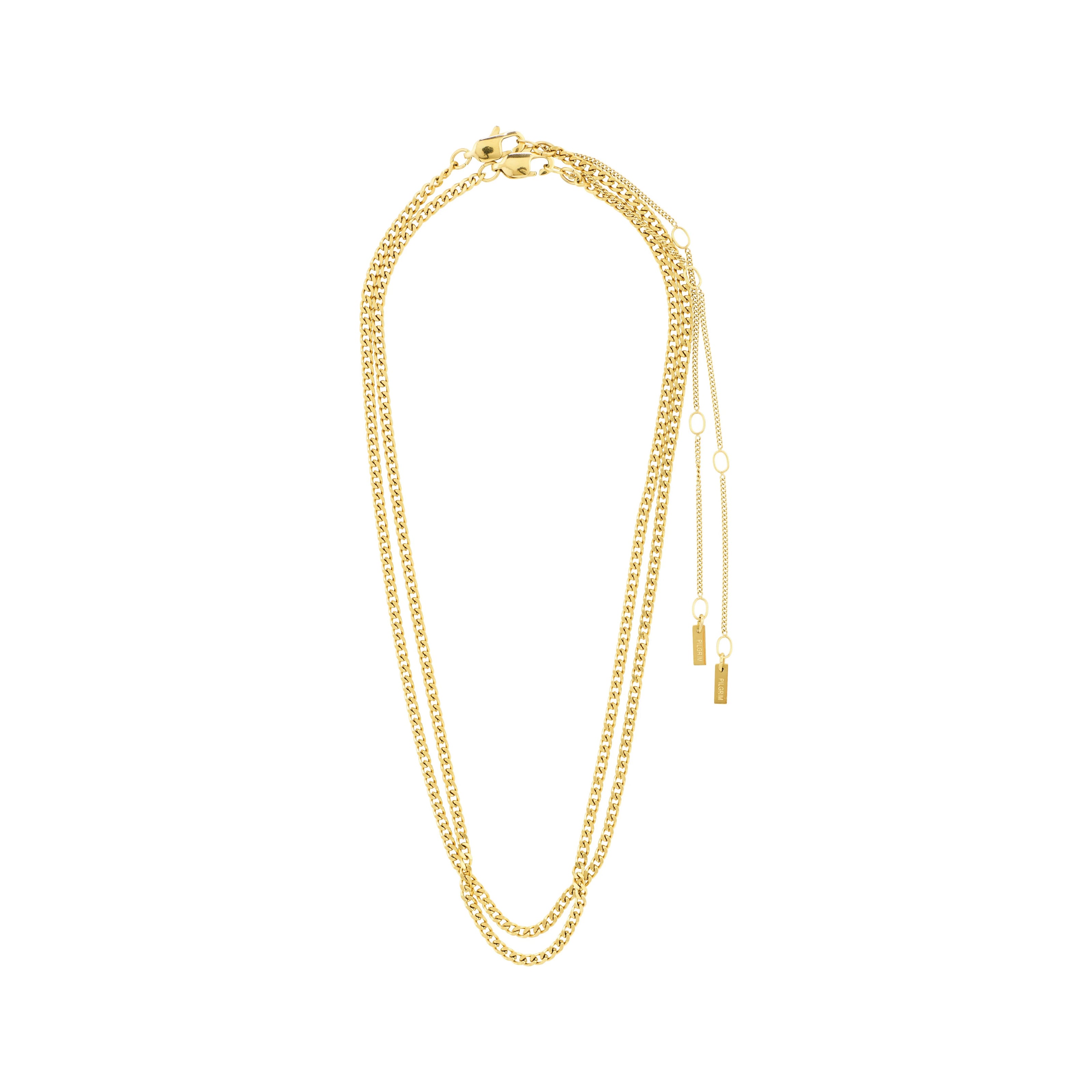2-in-1 Set Halsketten - INNER - vergold
