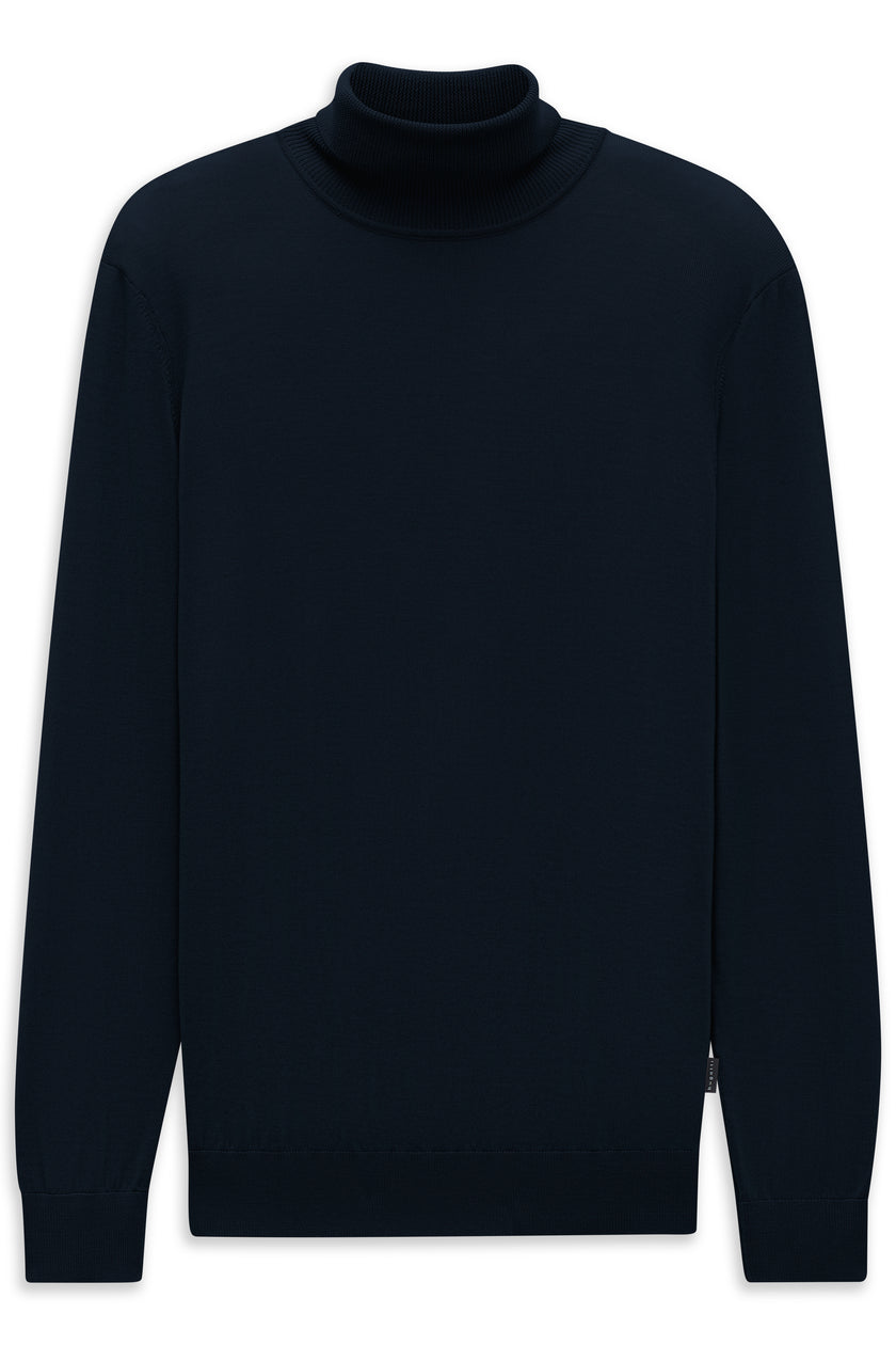 Rollkragenpullover - Feinstrick