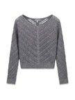 Feinstrickpullover - LS CECILIA SEQUIN