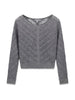Feinstrickpullover - LS CECILIA SEQUIN
