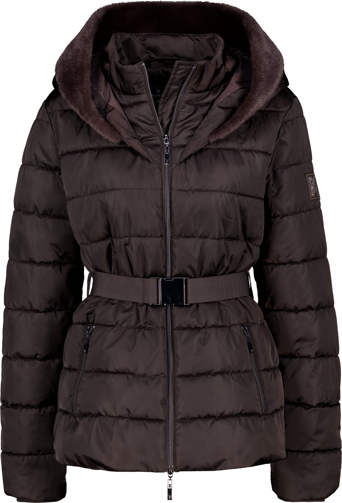 Steppjacke mit Taillengürtel
