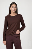Langarmshirt mit Strassdetails